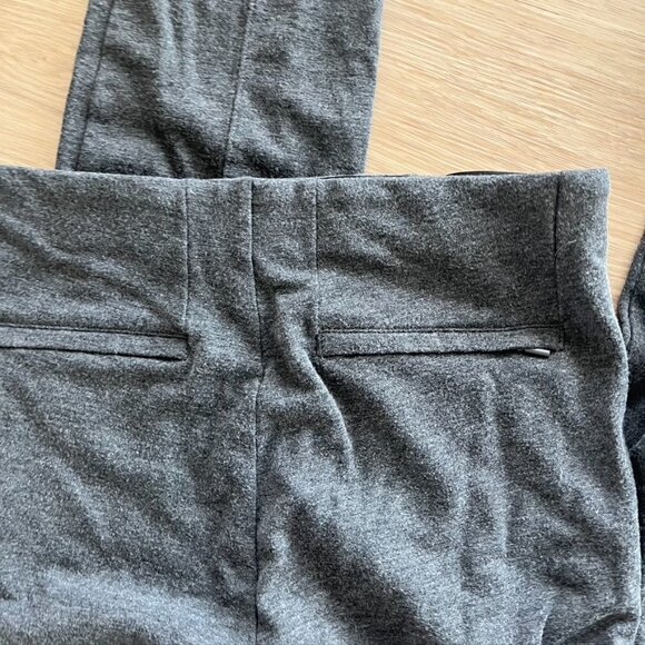 Athleta Siena Skinny Pant Gray Ponte Ankle Pants Size 12 - Picture 10 of 10